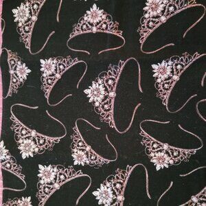 1/2 Yard of Tiara Fabric - Very Cute